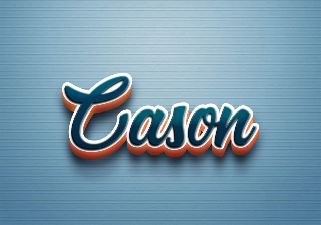 Free photo of Cursive Name DP: Cason