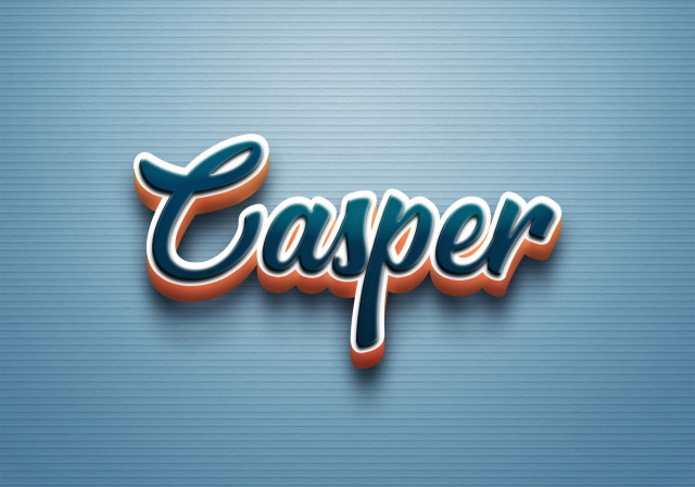 Free photo of Cursive Name DP: Casper