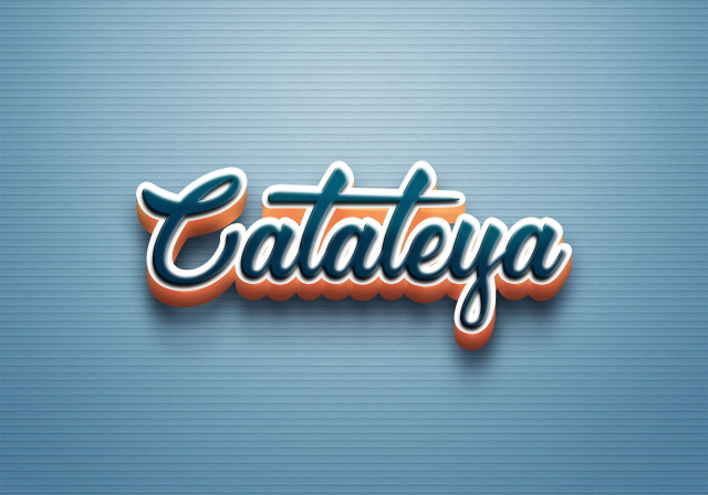 Free photo of Cursive Name DP: Cataleya