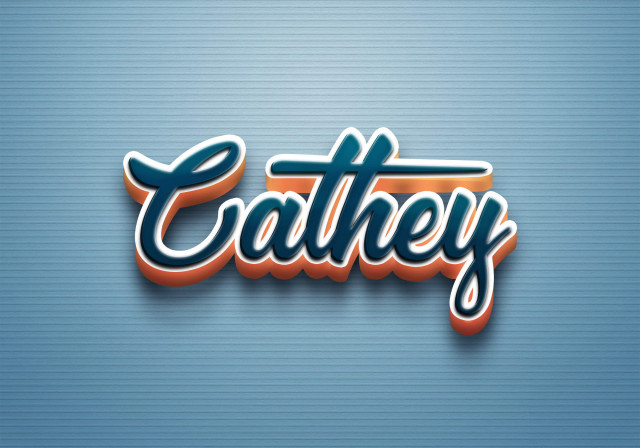 Free photo of Cursive Name DP: Cathey