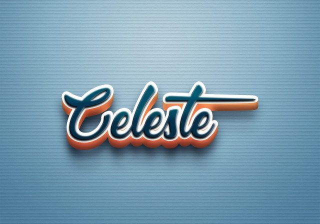 Free photo of Cursive Name DP: Celeste