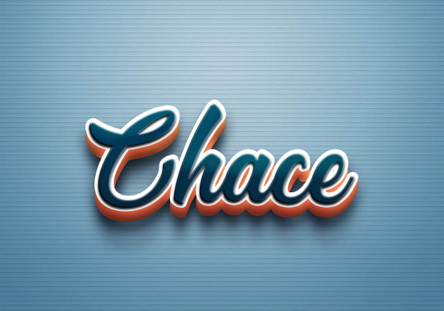 Free photo of Cursive Name DP: Chace