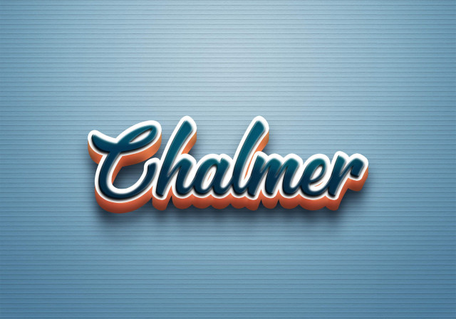 Free photo of Cursive Name DP: Chalmer