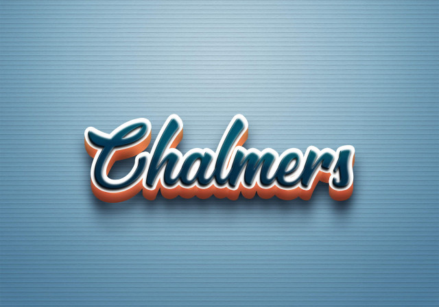 Free photo of Cursive Name DP: Chalmers