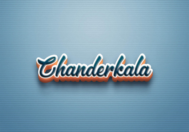 Free photo of Cursive Name DP: Chanderkala