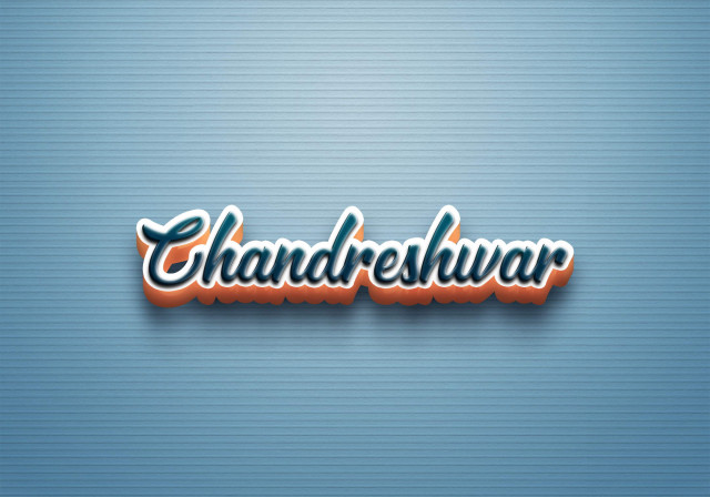 Free photo of Cursive Name DP: Chandreshwar