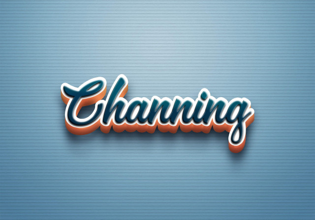 Free photo of Cursive Name DP: Channing