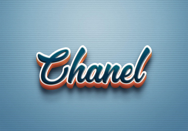 Free photo of Cursive Name DP: Chanel