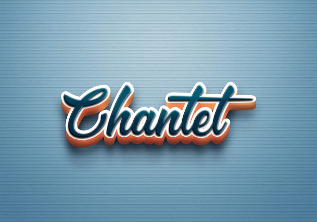 Free photo of Cursive Name DP: Chantel