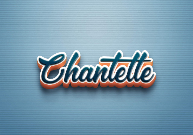 Free photo of Cursive Name DP: Chantelle