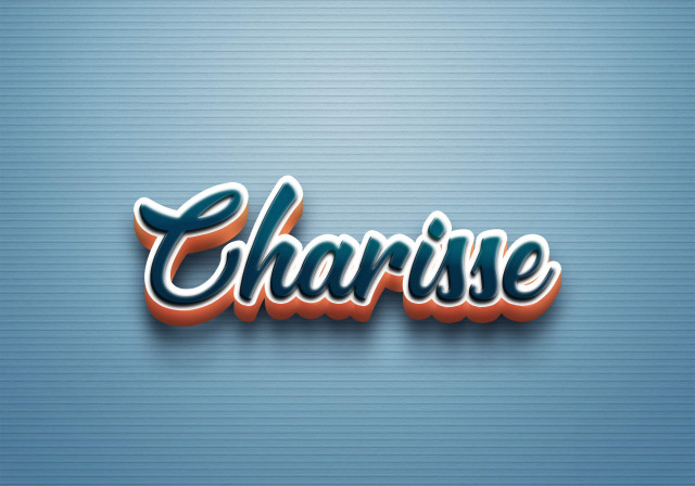 Free photo of Cursive Name DP: Charisse