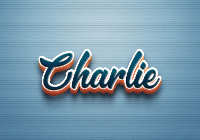 Free photo of Cursive Name DP: Charlie