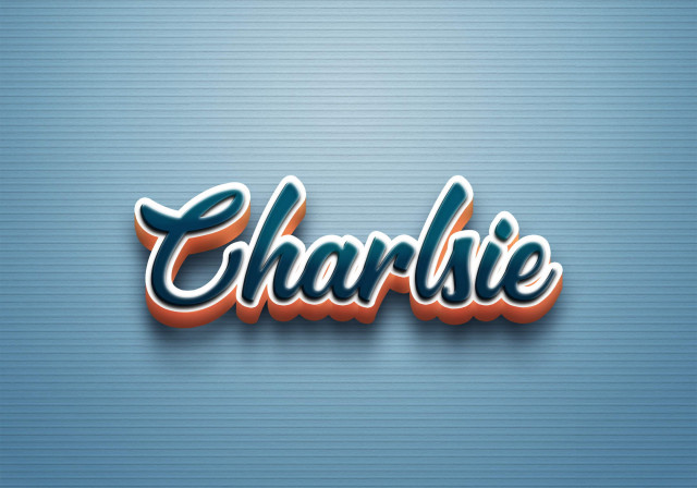 Free photo of Cursive Name DP: Charlsie