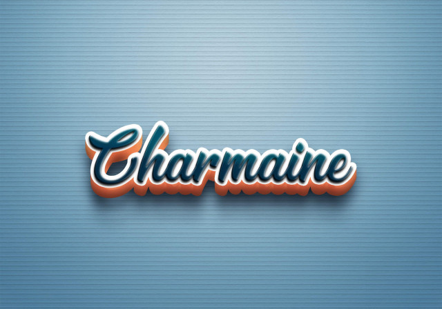 Free photo of Cursive Name DP: Charmaine