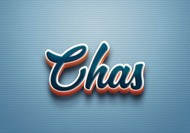 Free photo of Cursive Name DP: Chas