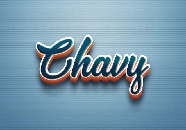 Free photo of Cursive Name DP: Chavy