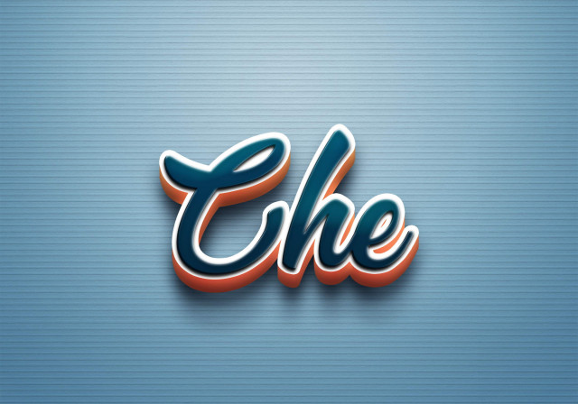 Free photo of Cursive Name DP: Che