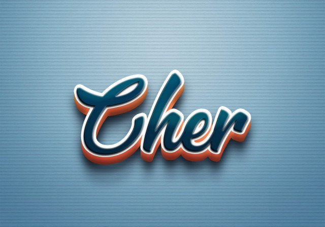 Free photo of Cursive Name DP: Cher