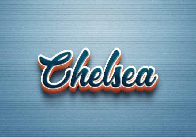 Free photo of Cursive Name DP: Chelsea