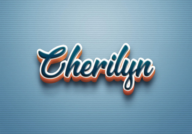 Free photo of Cursive Name DP: Cherilyn