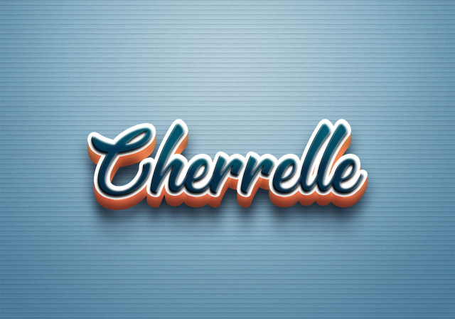 Free photo of Cursive Name DP: Cherrelle