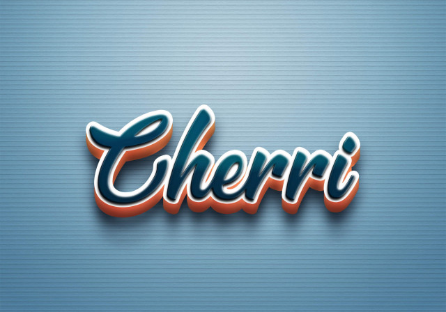 Free photo of Cursive Name DP: Cherri
