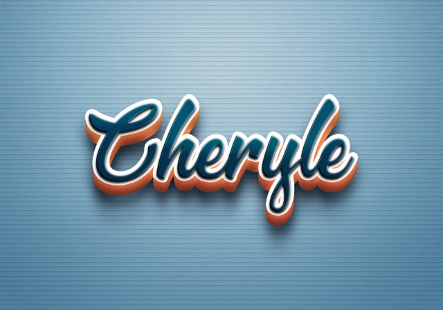 Free photo of Cursive Name DP: Cheryle