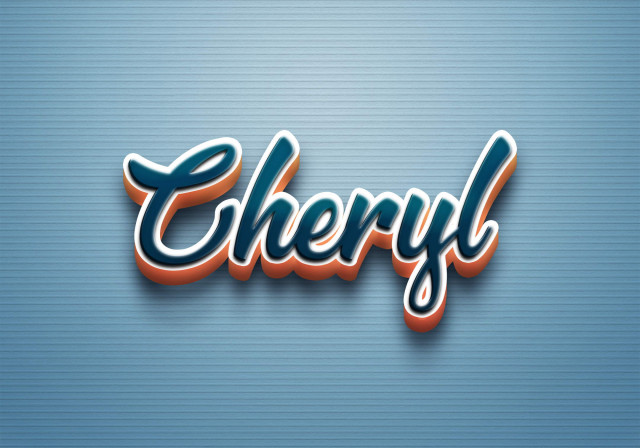 Free photo of Cursive Name DP: Cheryl