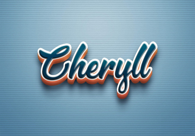 Free photo of Cursive Name DP: Cheryll