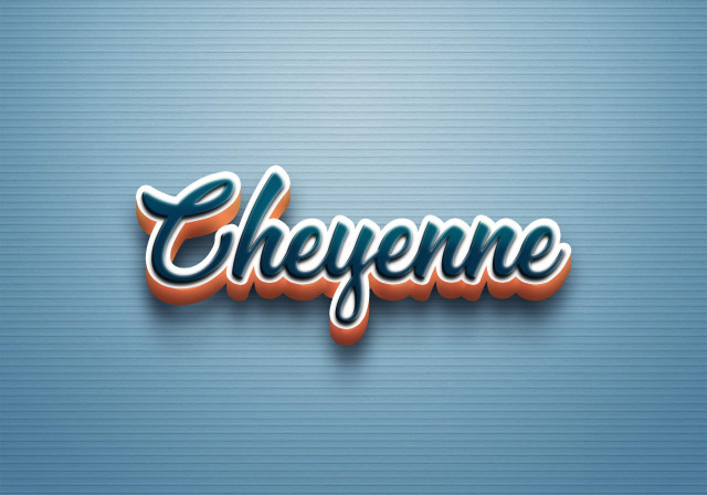 Free photo of Cursive Name DP: Cheyenne