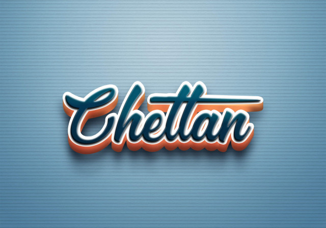 Free photo of Cursive Name DP: Chettan