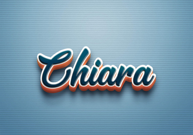 Free photo of Cursive Name DP: Chiara