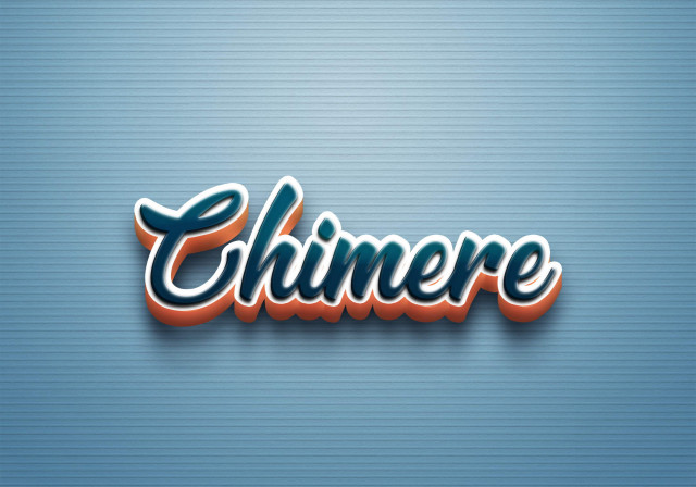 Free photo of Cursive Name DP: Chimere