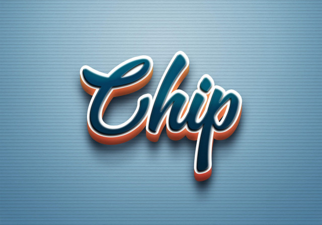 Free photo of Cursive Name DP: Chip