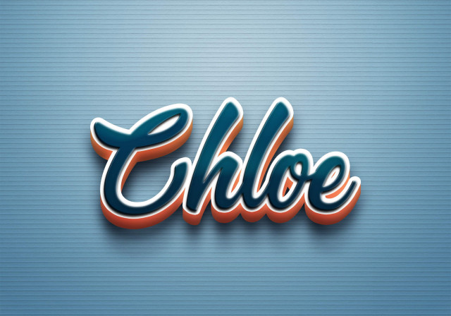 Free photo of Cursive Name DP: Chloe