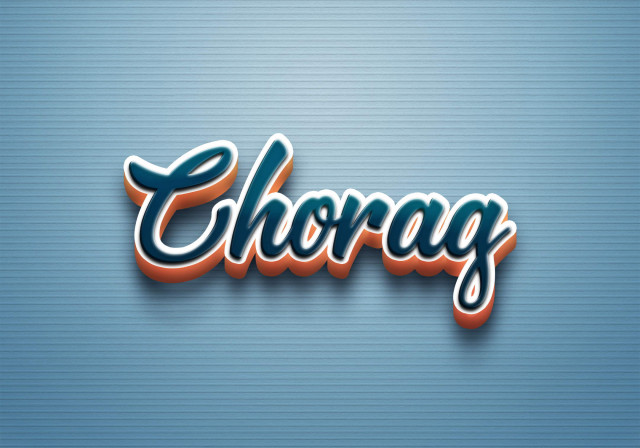 Free photo of Cursive Name DP: Chorag