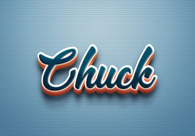 Free photo of Cursive Name DP: Chuck