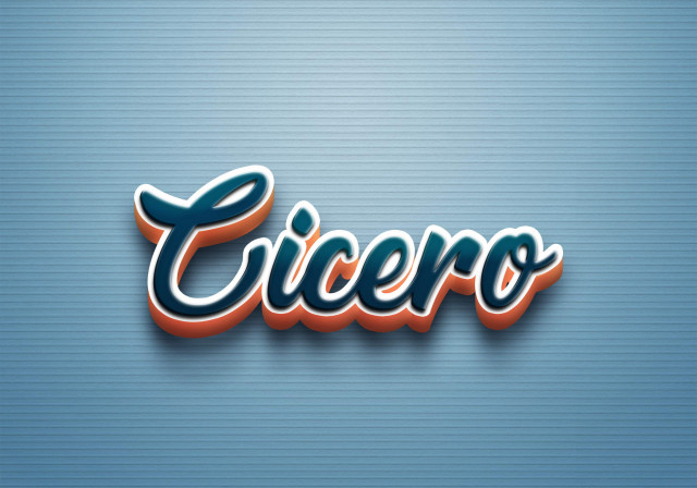 Free photo of Cursive Name DP: Cicero