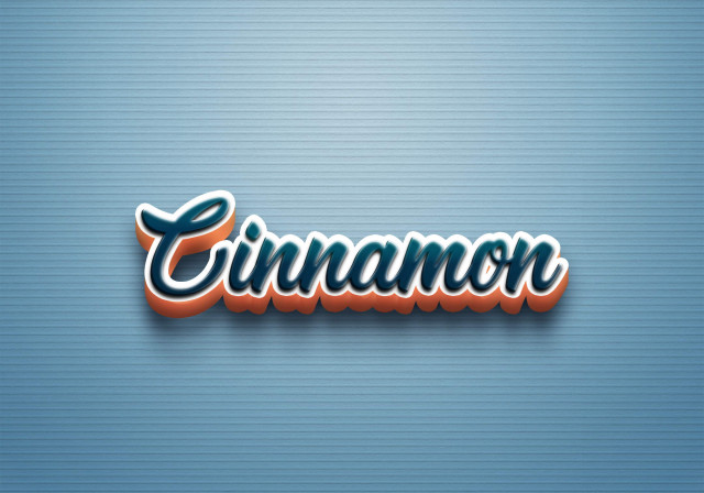 Free photo of Cursive Name DP: Cinnamon