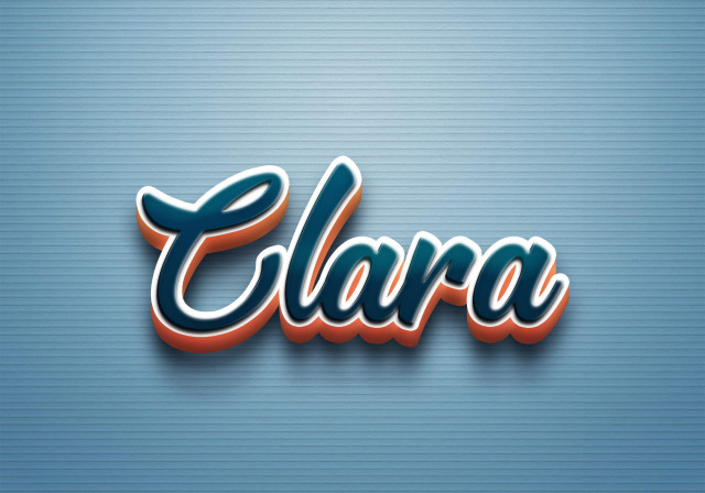 Free photo of Cursive Name DP: Clara