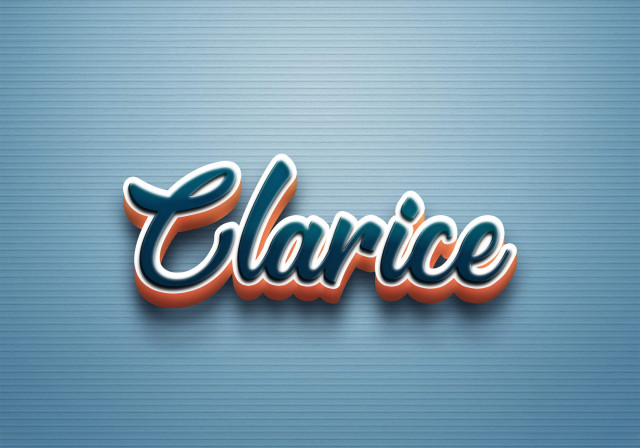 Free photo of Cursive Name DP: Clarice