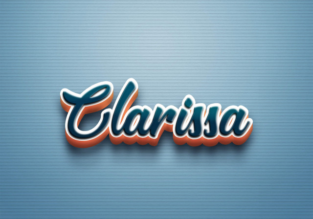 Free photo of Cursive Name DP: Clarissa