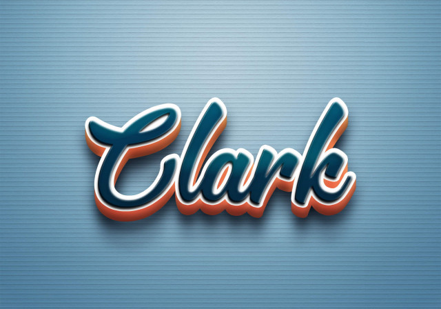 Free photo of Cursive Name DP: Clark