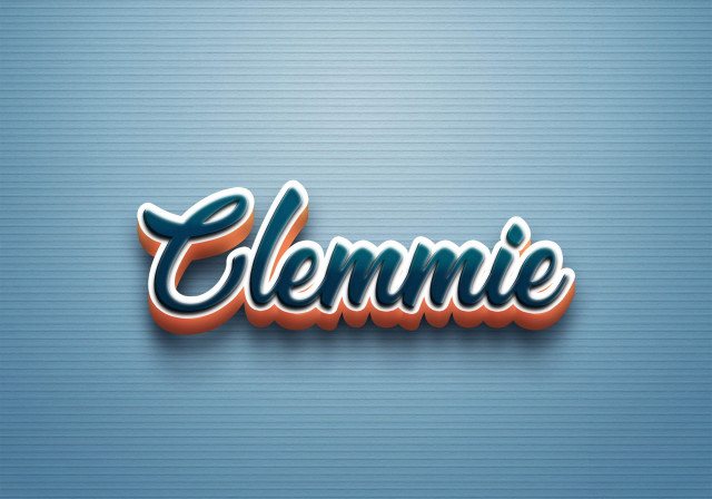 Free photo of Cursive Name DP: Clemmie