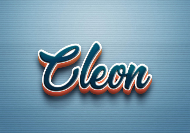 Free photo of Cursive Name DP: Cleon