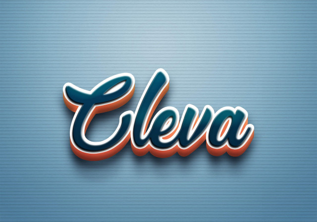 Free photo of Cursive Name DP: Cleva