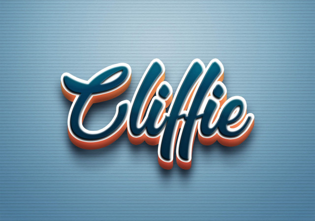 Free photo of Cursive Name DP: Cliffie