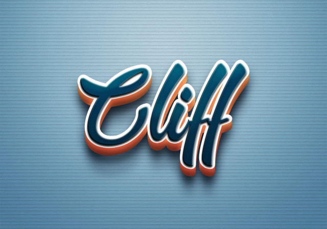 Free photo of Cursive Name DP: Cliff