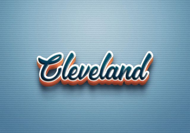 Free photo of Cursive Name DP: Cleveland