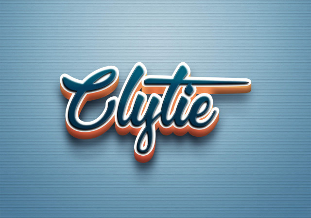 Free photo of Cursive Name DP: Clytie